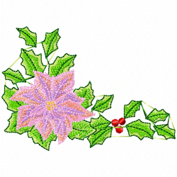 Flowers And Tree Embroidery Design 11